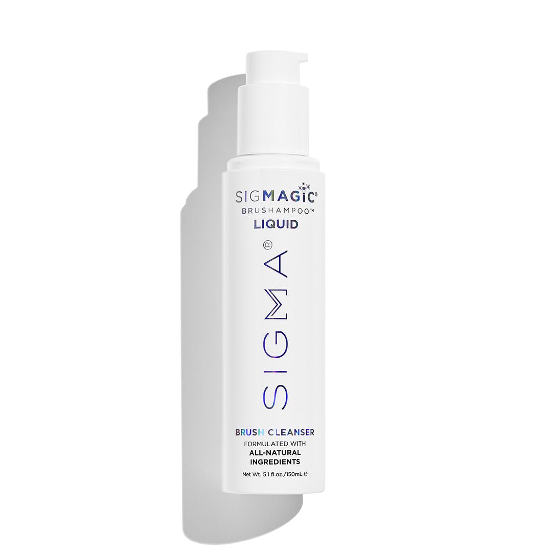Sigma Beauty Sigmagic Brushampoo Liquid pump for easy-to-use brush cleaning