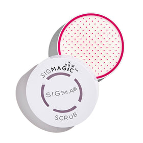 Sigma Beauty SigMagic Scrub silicone-texture-brush-cleaner penetrates bristles for rigorous cleaning