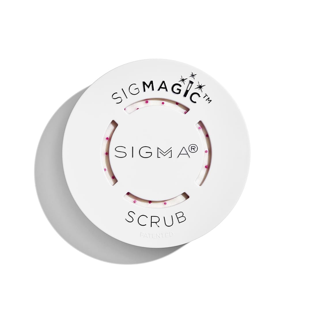 Sigma Beauty SigMagic Scrub suction-cups-secure-mount keeps the tool stable during cleaning
