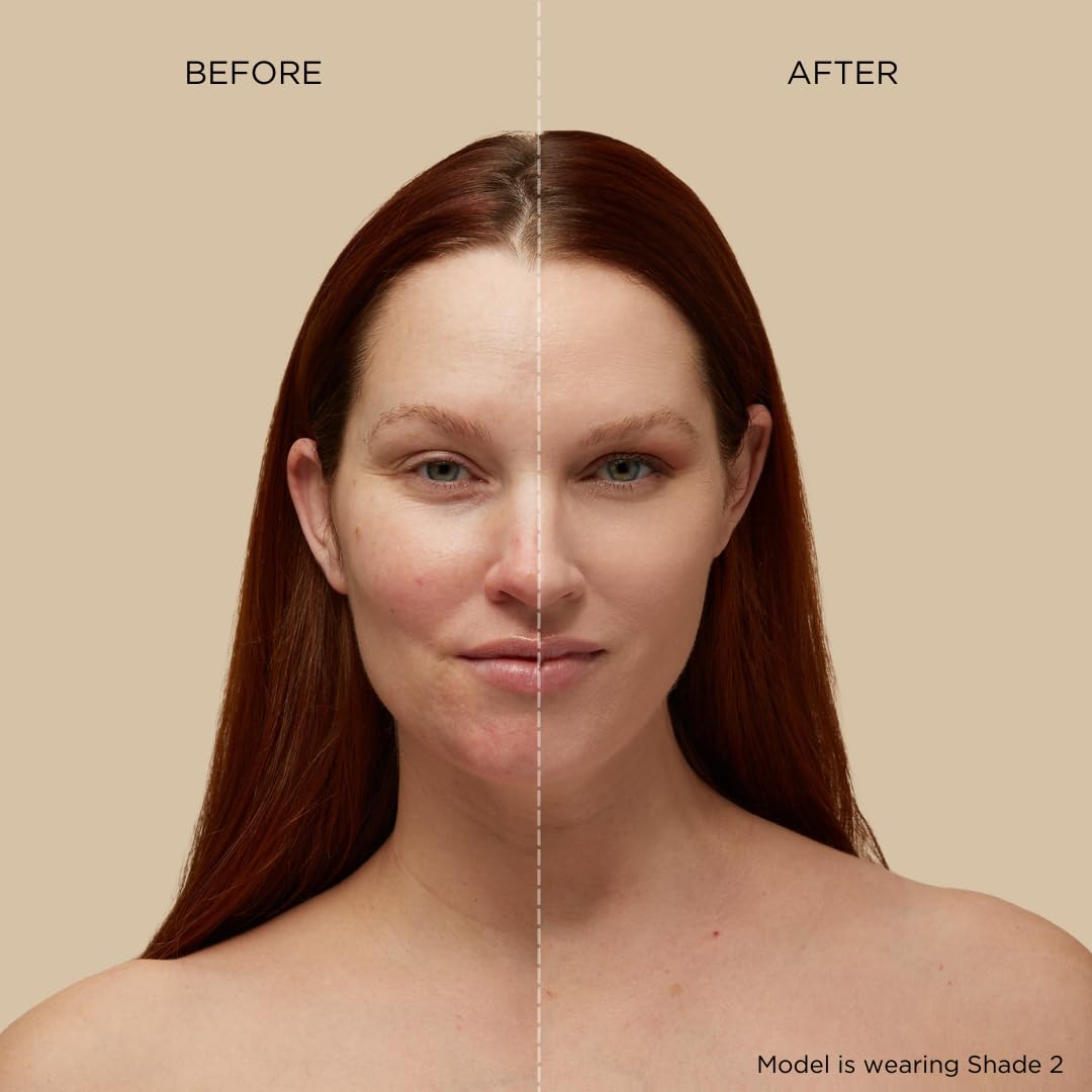 Brush application of Sigma Beauty Skin Perfector Hydrating Tint for seamless blend