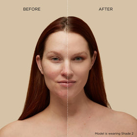 Brush application of Sigma Beauty Skin Perfector Hydrating Tint for seamless blend