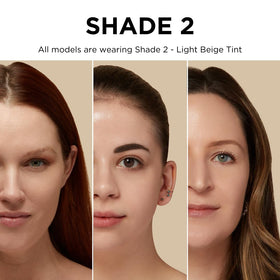 Close-up of Sigma Beauty Skin Perfector ingredients including hyaluronic acid and niacinamide