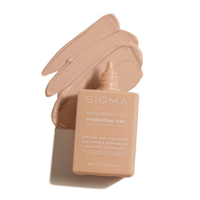 Sigma Beauty Skin Perfector tint swatch displaying sheer to medium coverage