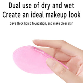 SIHIMESOLFVE beauty eggs and puffs for quick touch-ups and blending.