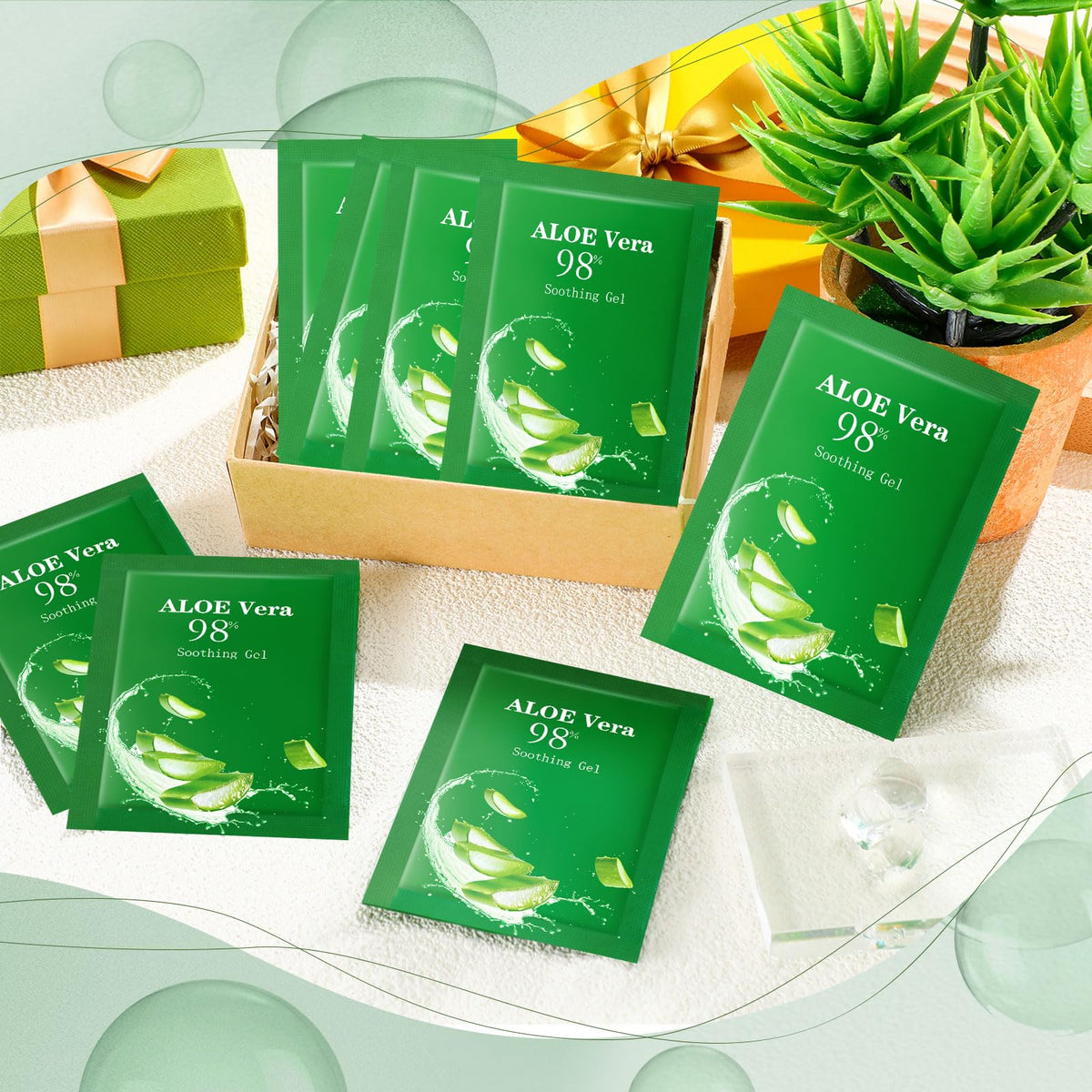 Siifert 30-pack travel gels provide ready-to-use skincare on trips.
