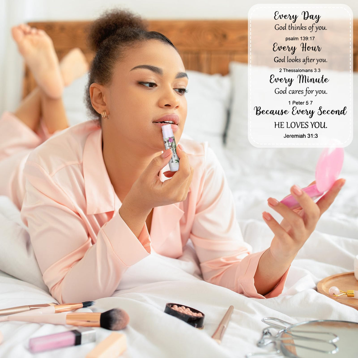 Siifert Bible Verse lip balm Mango flavor for tropical hydration.