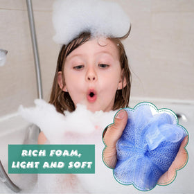 Siifert hanging lanyard bath sponge dries quickly after use