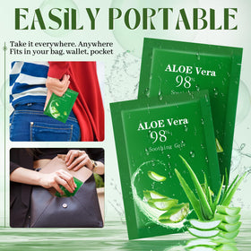 Siifert travel kit aloe vera gel 60-pack box ready for trips