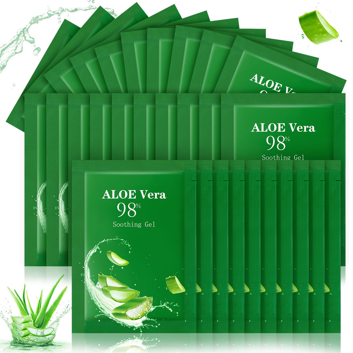 Siifert travel-size aloe bottle pour enables mess-free application on the go.