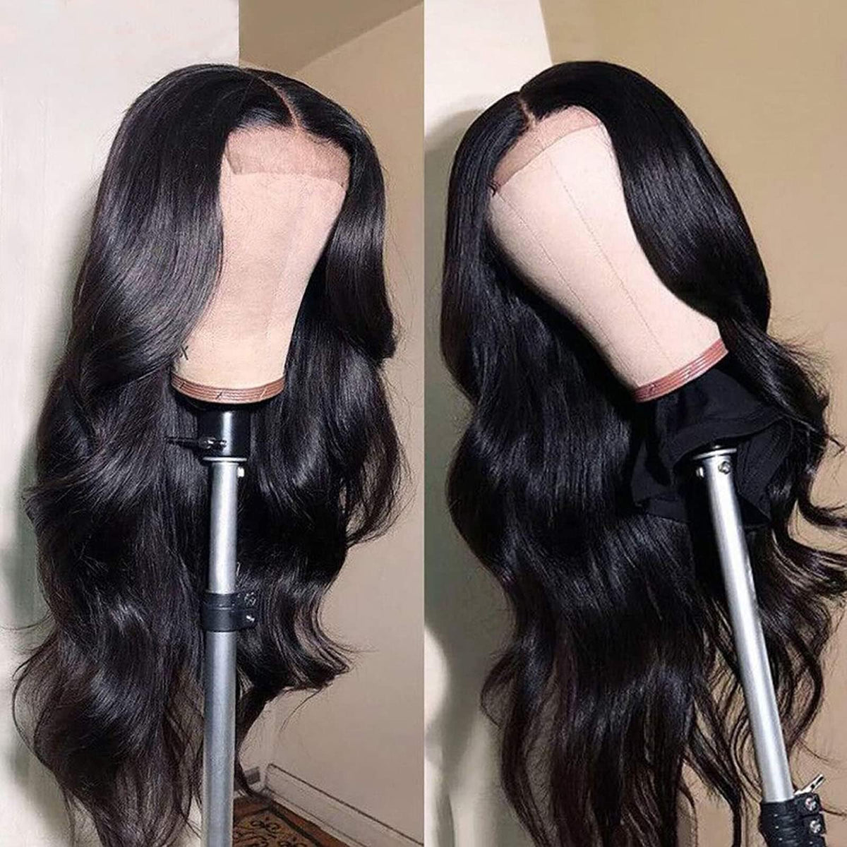 Siji Mei 4x4 lace closure with seamless blend for all skin tones.