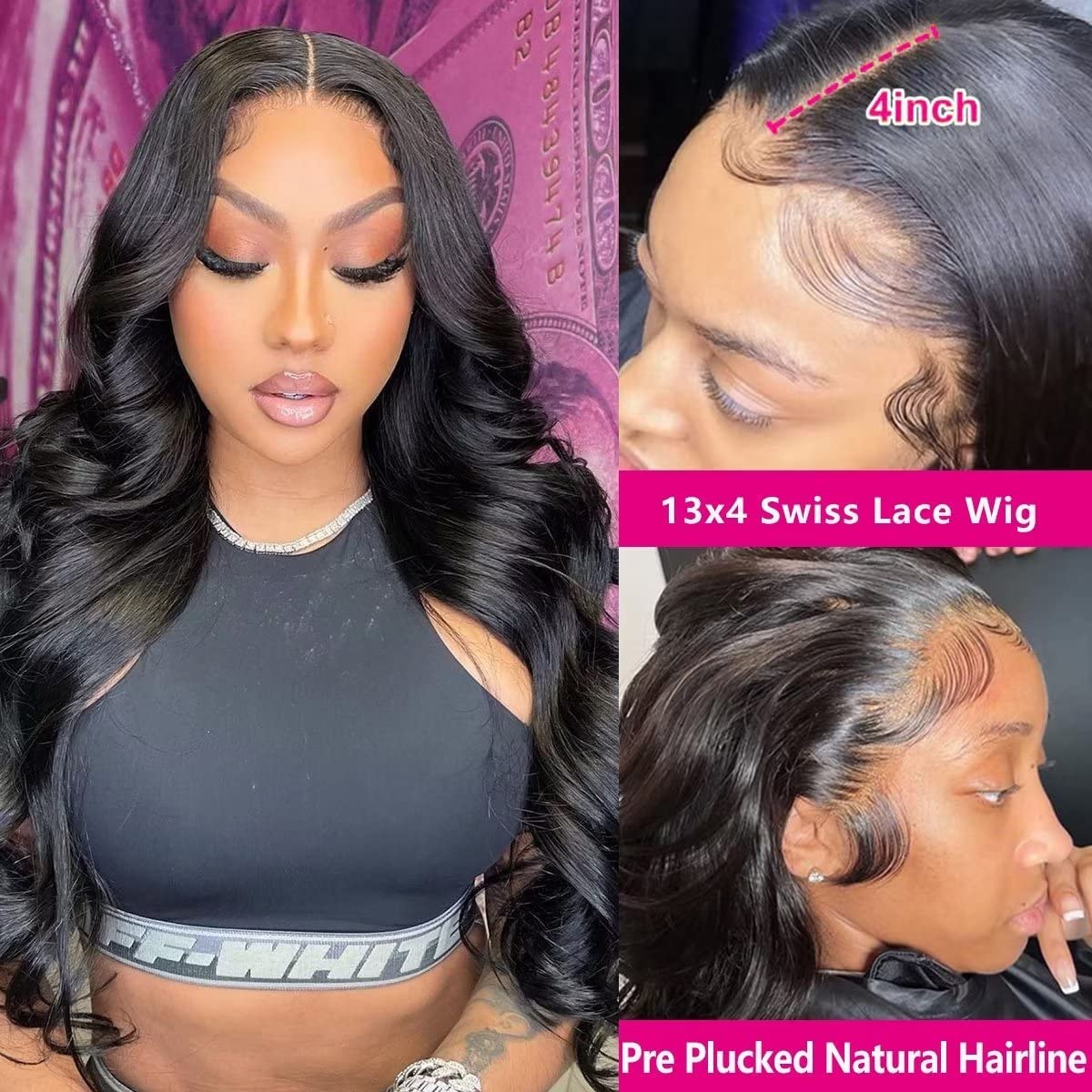 Siji Mei Brazilian virgin human hair wig offers durable wear.