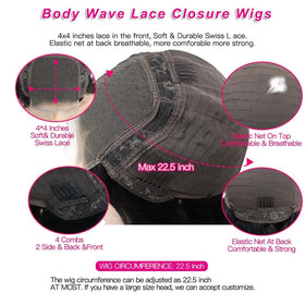 Siji Mei transparent Swiss lace details for invisible blending.