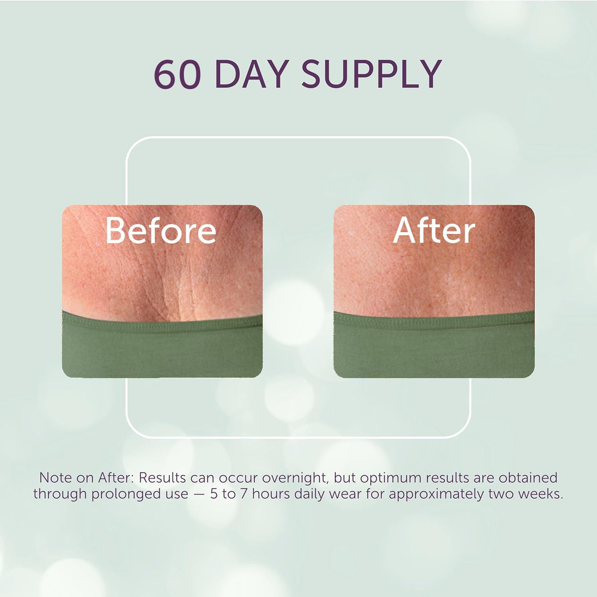 Silc Skin Decollette Pad overnight wear for gentle chest hydration.