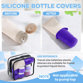 Silevoler clear zipper bag keeps items organized for inspections.