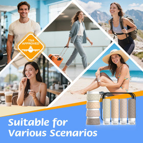 Silevoler clear zip bag aids quick airport inspections and organization