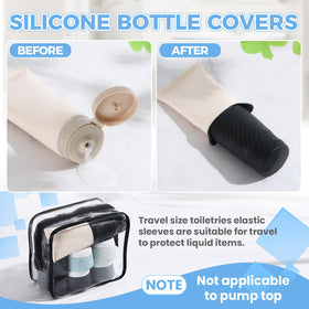 Silevoler clear zipper bag aiding quick airport inspections