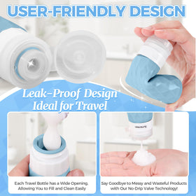 Silevoler elastic sleeves secure liquids in luggage