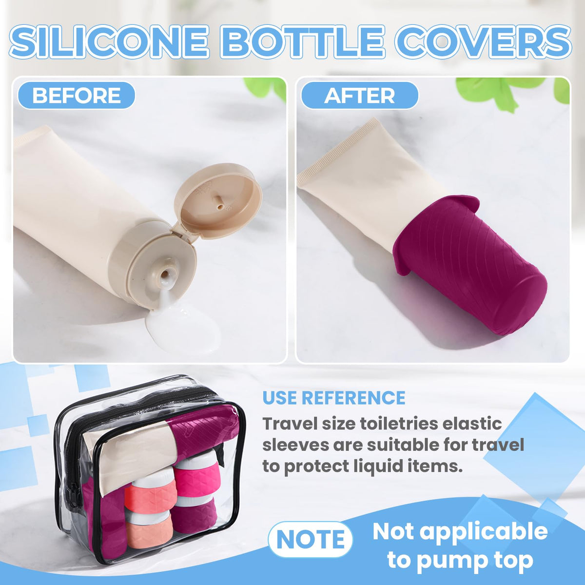 Silevoler printed label helps identify contents quickly.
