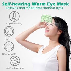 Silicherry unscented steam eye mask keeps warmth without fragrances for sensitive users.