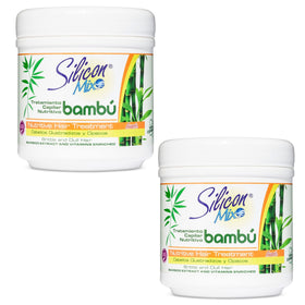Silicon Mix Bambu Treatment bottle with a rich conditioning formula for smoother hair.