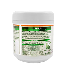 Silicon Mix Bambu Treatment label close-up highlighting bamboo-infused care.
