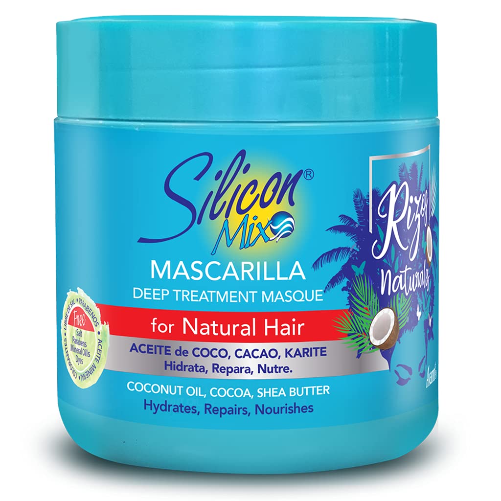 Silicon Mix hair conditioning mask bottle pour for deep moisture and frizz control