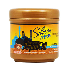 Silicon Mix Moroccan Argan Oil 3-in-1 Set packaging box for gift-ready display