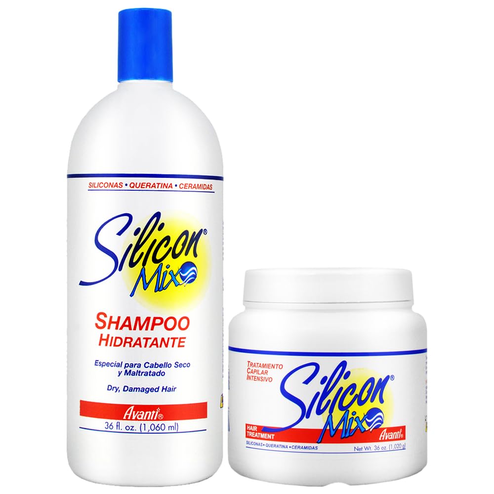 Silicon Mix shampoo 36oz bottle for gentle cleansing and hydration