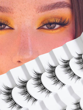 Siligli Manga Cat Eye Lashes Pack for a lifted day-to-night look