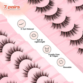 Siligli natural daylook lashes close-up ideal for everyday wear