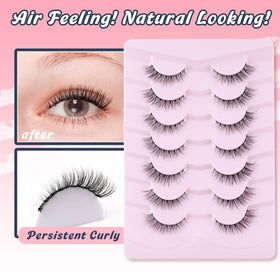 Siligli upgraded faux mink feel lashes deliver soft feather-light comfort.