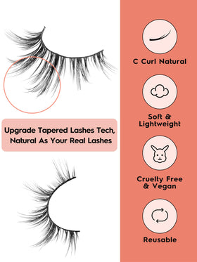 Siligli vegan cruelty-free lashes suitable for everyday beauty