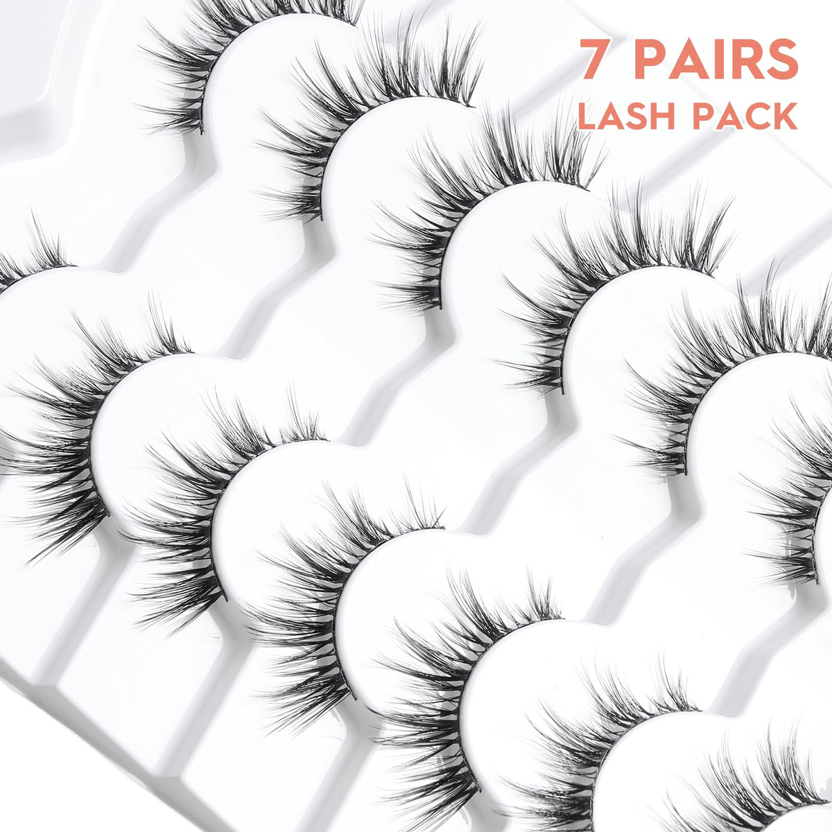 Siligli wispy 3D volume manga lashes add natural fullness at roots