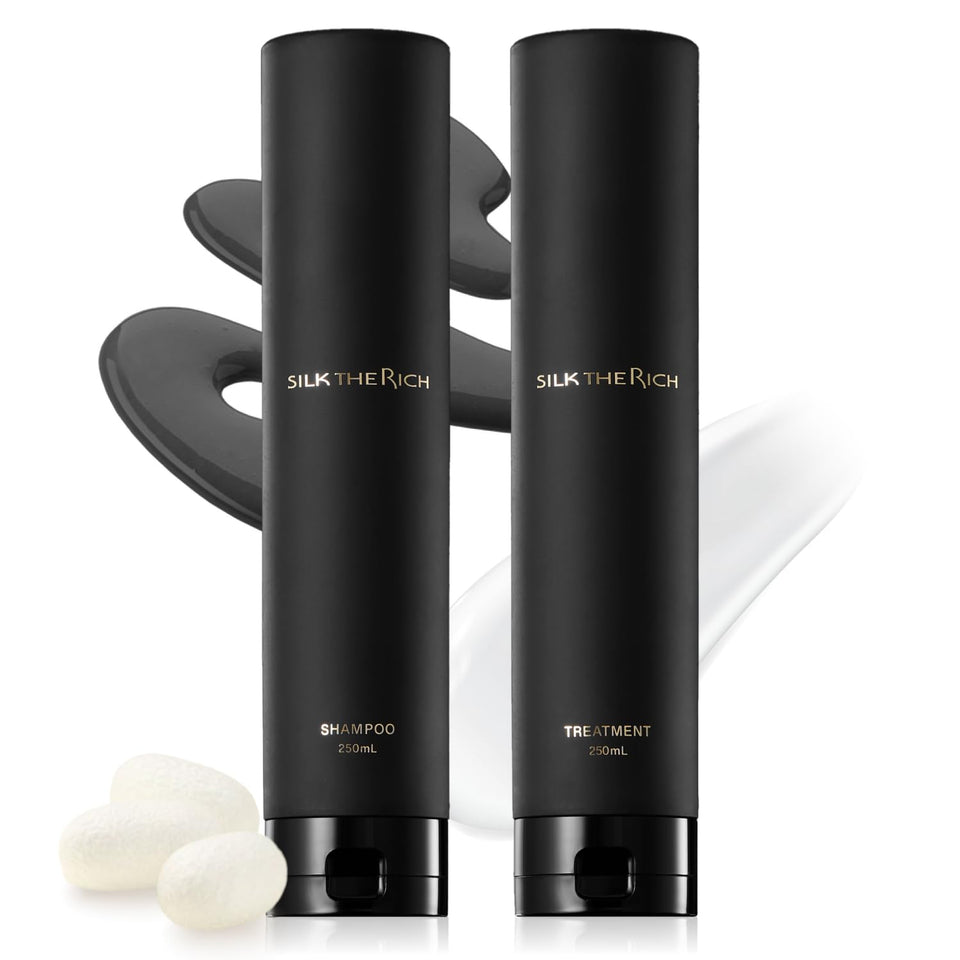 SILK THE RICH Shampoo bottle clarifying for refreshed scalp and moisture
