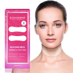 SILKDERMIS neck wrinkle patch in soft silicone for overnight wear on the neck