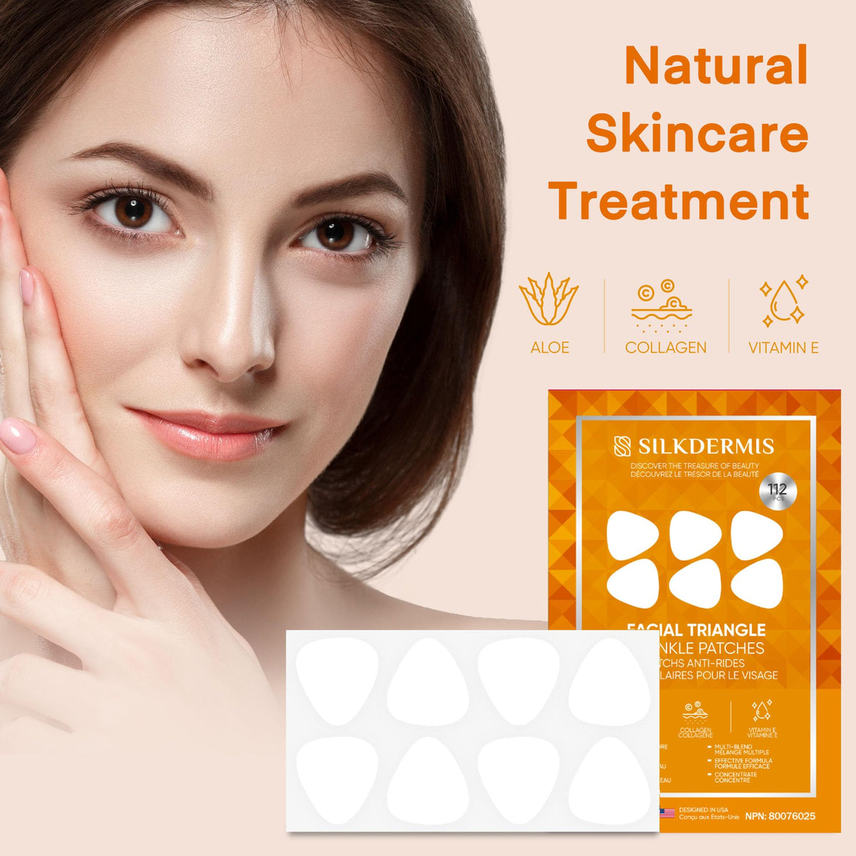 SILKDERMIS Skin Smoothing Effect Preview on forehead area.