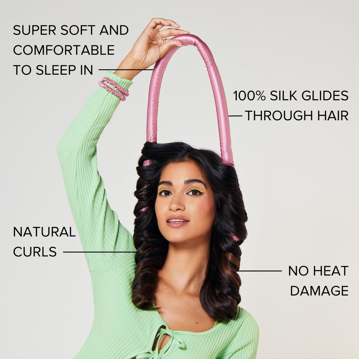 SILKE London acetate clip fits securely for comfortable styling