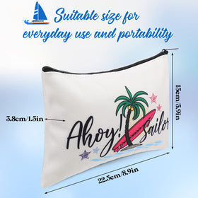 Silkfly cruise gift bags size fits cosmetics and travel essentials.