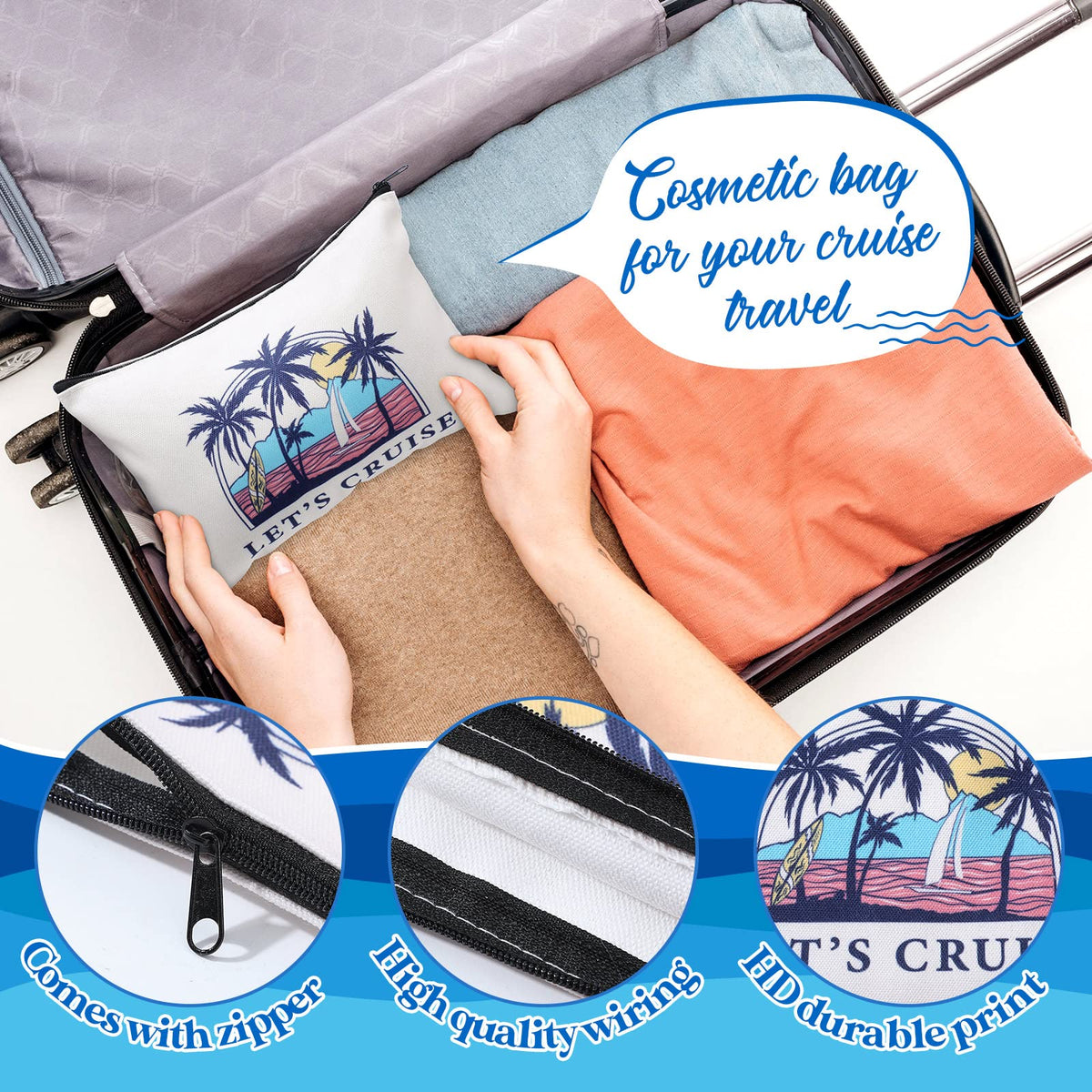 Silkfly travel-friendly bags organized cosmetics, keys, and small devices.