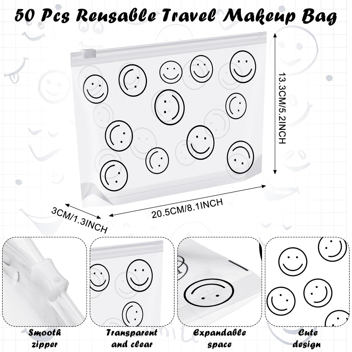 Silkfly travel toiletry pouch with zipper keeps items secure during trips