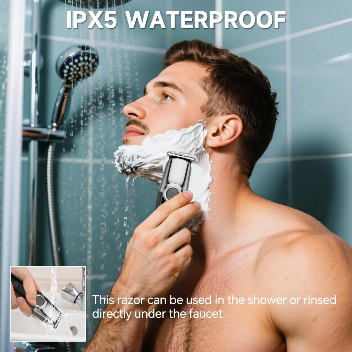 SilkGlow ear hair trimmer for safe, painless use