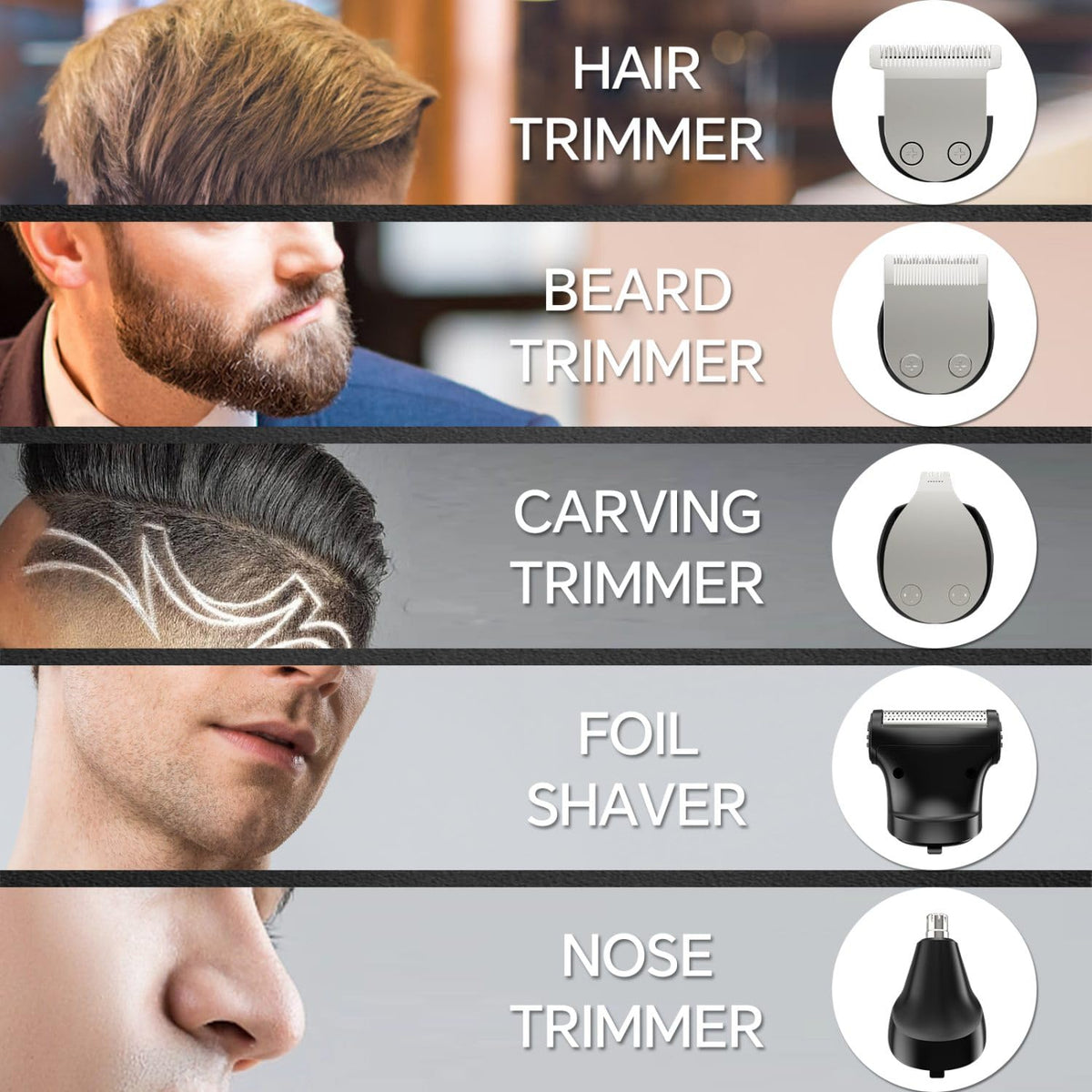 SilkGlow electric shaver head for a clean, close shave