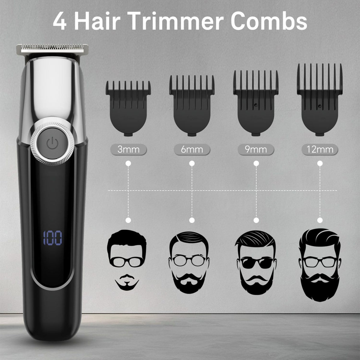 SilkGlow stainless steel blades deliver precise, skin-friendly cuts
