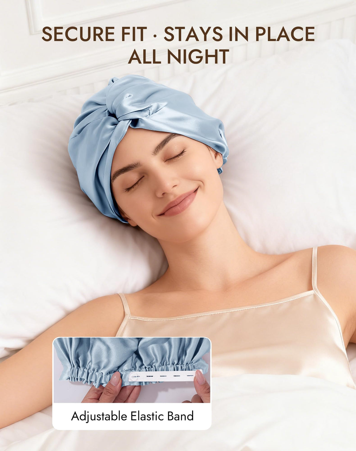 SilkSilky OEKO-TEX certified silk wrap is lightweight and breathable.
