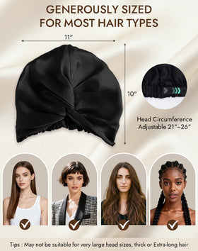 SilkSilky 21-26 inch head fit for most users.
