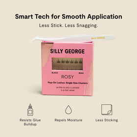 Silly George Edge ergonomic body supports comfortable lash work