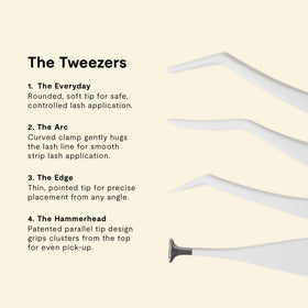Silly George Edge flat clamp ensures secure handling on any lash set