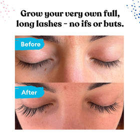 Silly George serum applicator brush ready for daily lash and brow application.