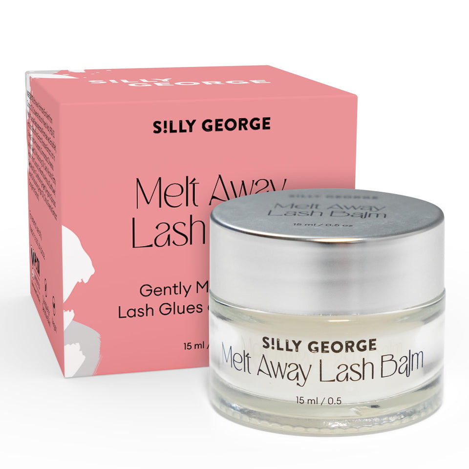 Silly George Melt Away packaging shown for easy eye makeup removal