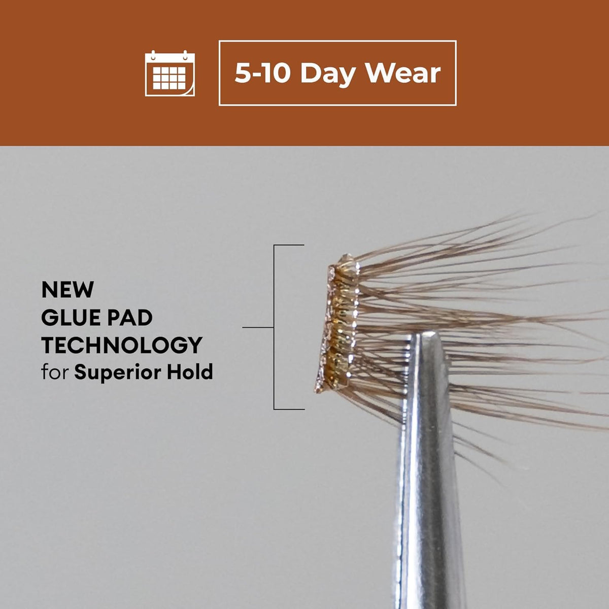 60 clusters enable 5–7 different lash looks.